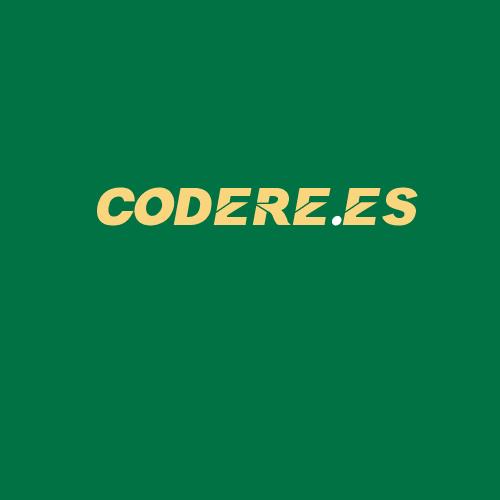 Logo da CODERE.ES